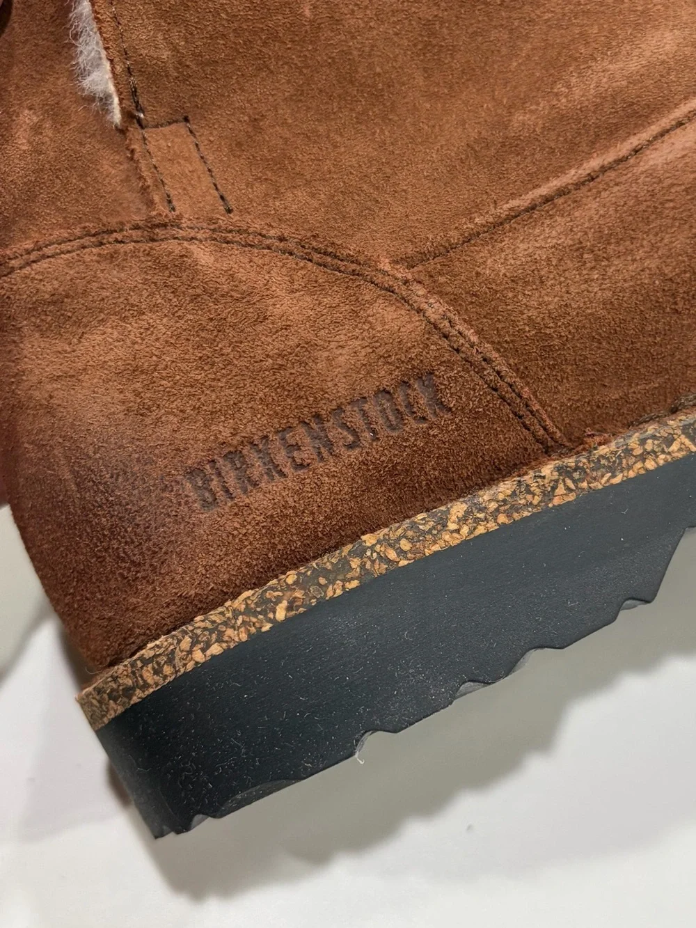 Birkenstock Womens' EU 36 Size 5-5.5 Upsalla Shearling Boots Espresso NWT